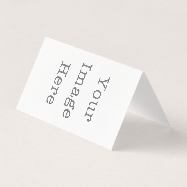 Small Custom Thank You Cards with Photo – Printed (Front)