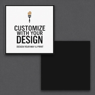 Small Customizable 2.5x2.5" Blank Company Square Business Card