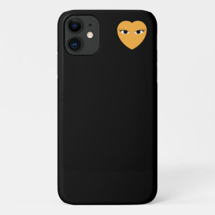Small Cute Heart with Eyes Case-Mate iPhone Case