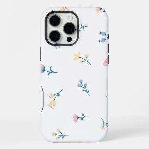 Small Delicate Flowers in Pastel Colors iPhone 16 Pro Max Case
