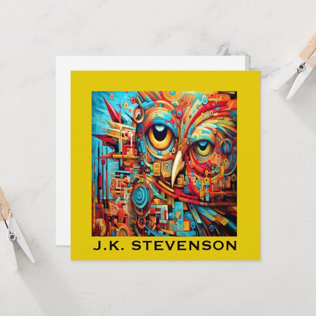 Small Door Sign, Stationery, Invitation (Front/Back In Situ)