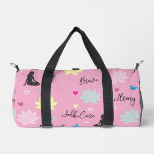 Small Duffel Bag Baby Pink Mindfulness Bag