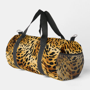 Small Duffel Bag Leopard Print