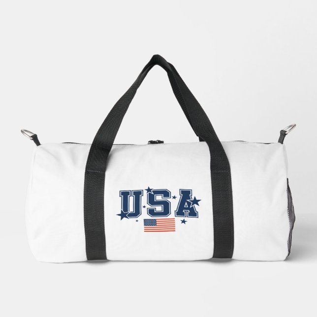 Small Duffel Bag-USA Duffle Bag (Front)