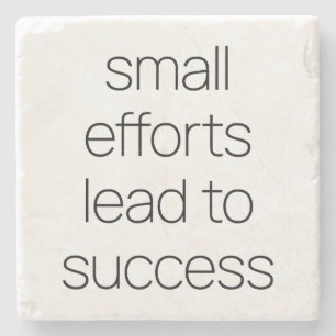 Small Efforts Marble Stone Coaster