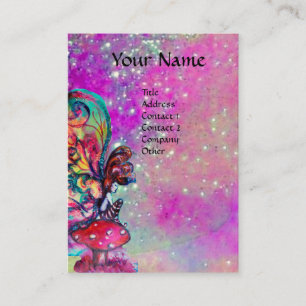 Small Elf of Mushrooms ,Violet,Purple Business Card