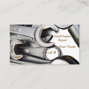Small Engine / Automotive Repair Business Card