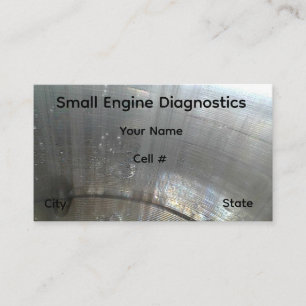 Small Engine Diagnostics Business Card