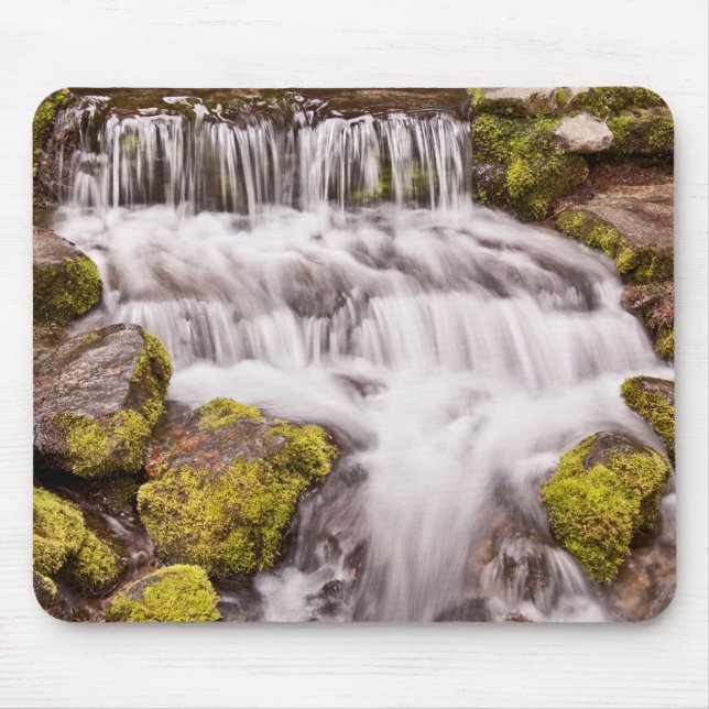 Small Falls In Yosemite Mouse Pad (Front)