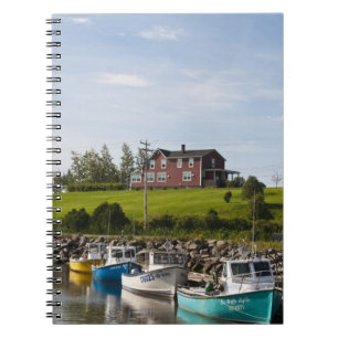 Small fishing village near Grande-Riviere, Spiral Notebook