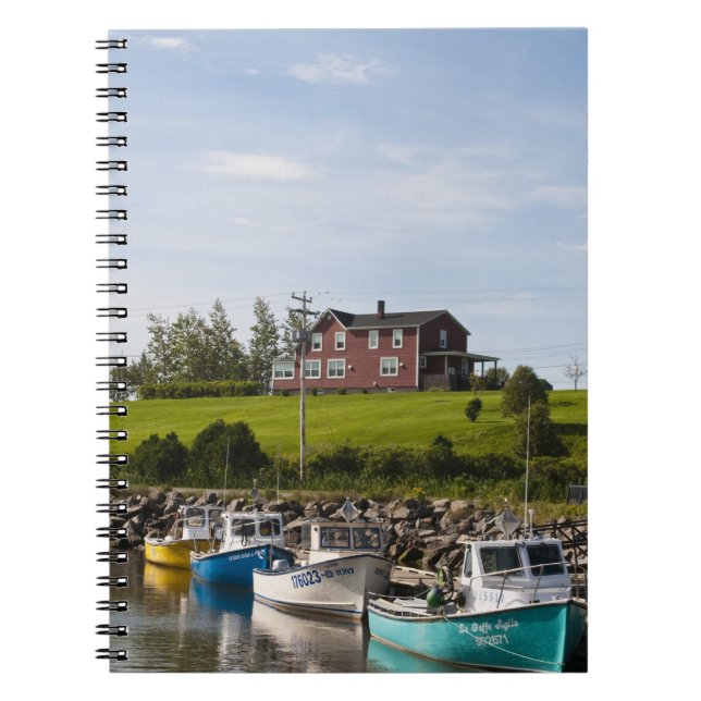 Small fishing village near Grande-Riviere, Spiral Notebook (Front)