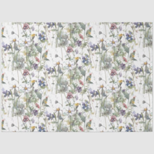 Small Florals Decoupage Tissue Tissue Paper