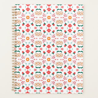 Small flower field note planner