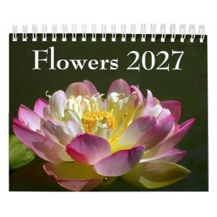 Small Flowers 2027 Calendar
