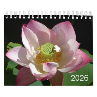 Small Flowers Calendar 2026