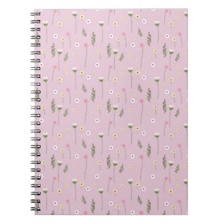 small flowers notebook