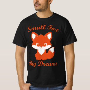 Small Fox, Big Dreams Cute Fox T-Shirt