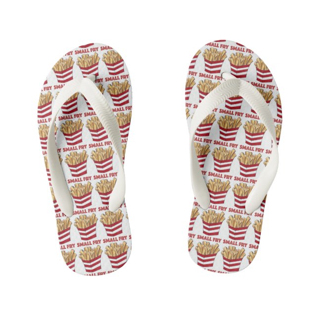 SMALL FRY Fast Food French Fries Kid Flip Flops (Footbed)
