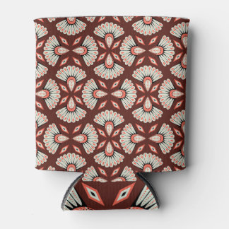 Small Geometric Motifs: Decoration Textile Pattern Can Cooler