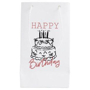 Small Gift Bag - Minimalist Birthday