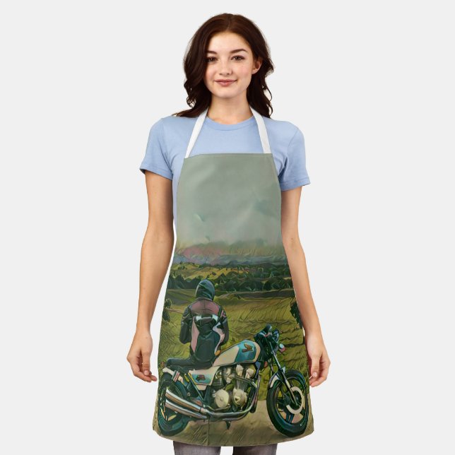 small gifts for motorcyclists apron (Worn)