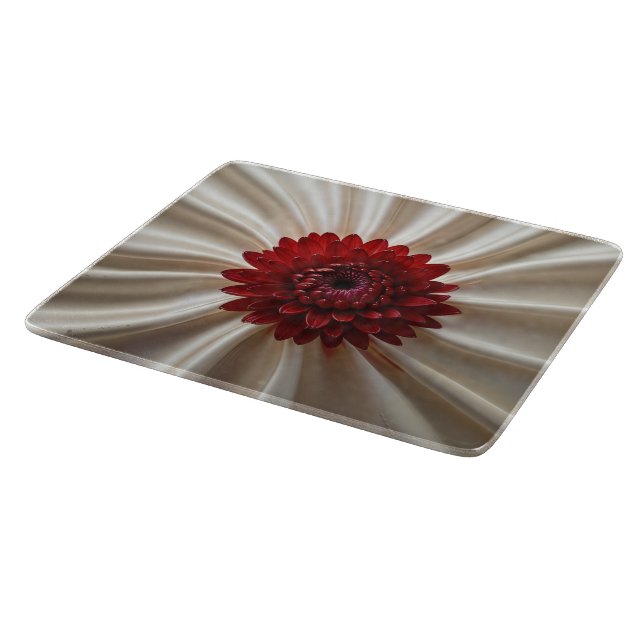 Small glass cutting board with Japanase Colours (Corner)