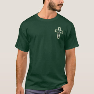 Small Glowing Cross & Sword T-Shirt