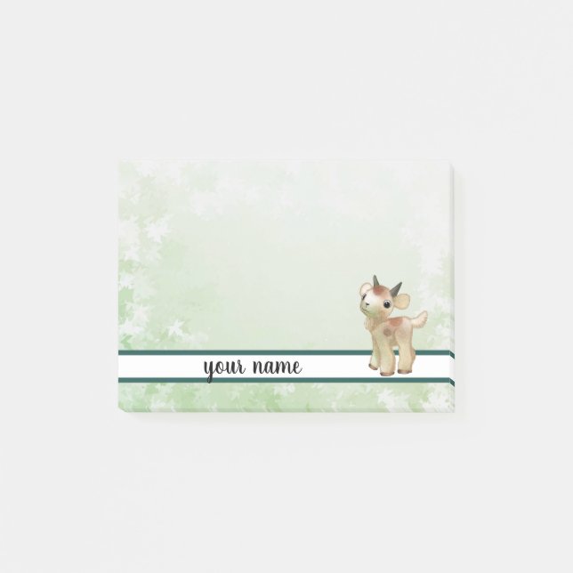 small goat post-it notes (Front)