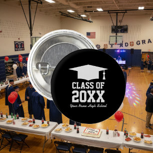 Small graduation party pin buttons for graduates