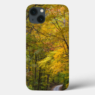 Small Gravel Road Lined With Autumn Colour iPhone 13 Case