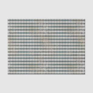 Small Green Harlequin Diamond Tissue Paper