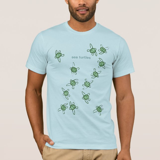 small green turtles T-Shirt (Front)