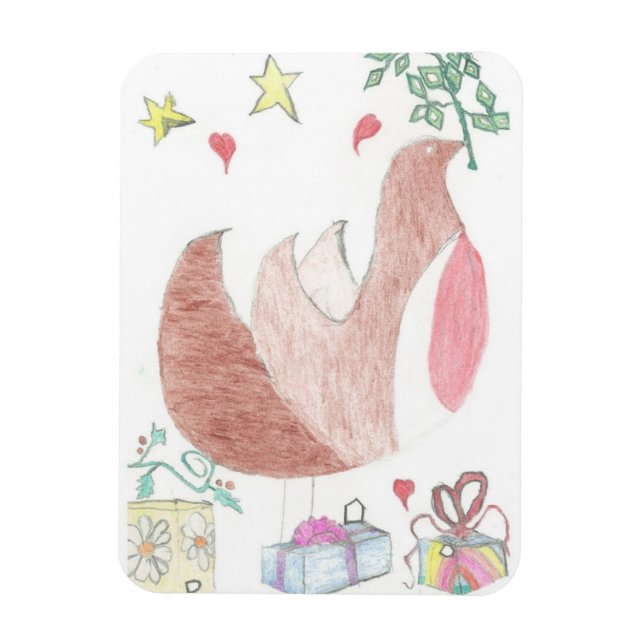 Small Holiday Magnet (Vertical)