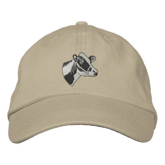 Small Holstein Head Embroidered Hat