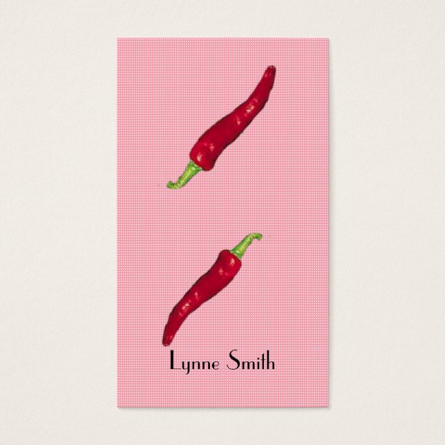 Small Hot Red Pepper Bookmark, add your own magnet (Front)