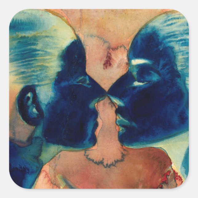 Small in Between 2007 Square Sticker (Front)