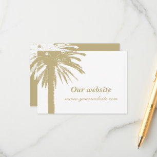 Small intimate beach wedding enclosure cards