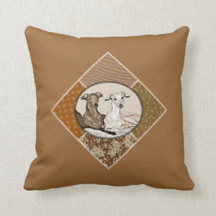 Small Italian greyhounds Cushion