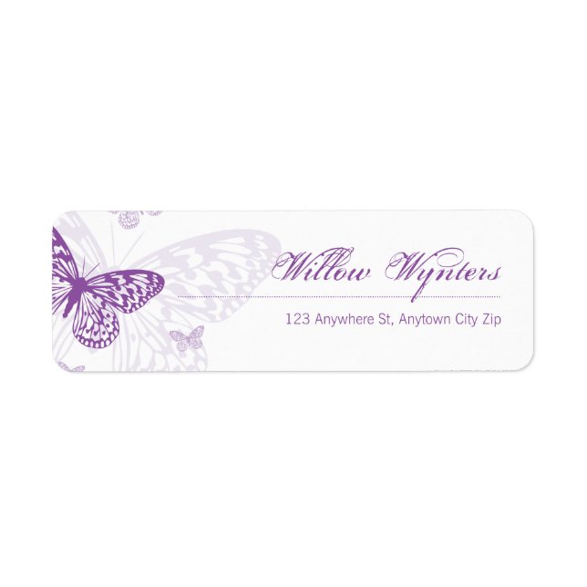 SMALL LABEL SEALS :: butterflies 3 (Front)