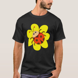 Small Ladybird on Yellow Flower Ladybird Child T-Shirt