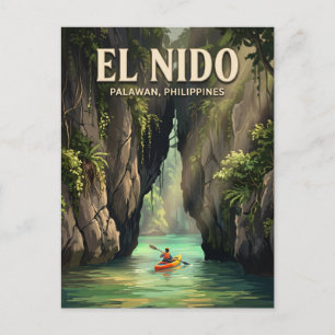 Small Lagoon, El Nido Philippines Postcard