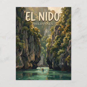 Small Lagoon El Nido Philippines Postcard