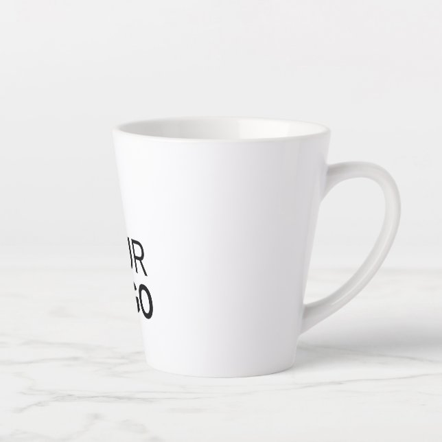 Small Latte Mug - 12 oz (Right)