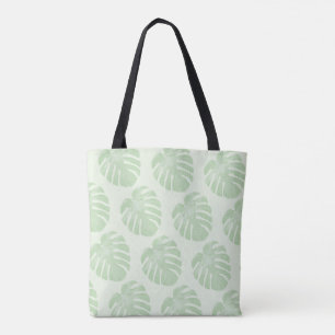 Small Leaves Tropical Tote Bag