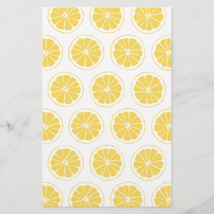 Small Lemon Slices Graphic Pattern
