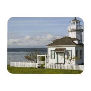 Small lighthouse in Port Townsend, WA Magnet