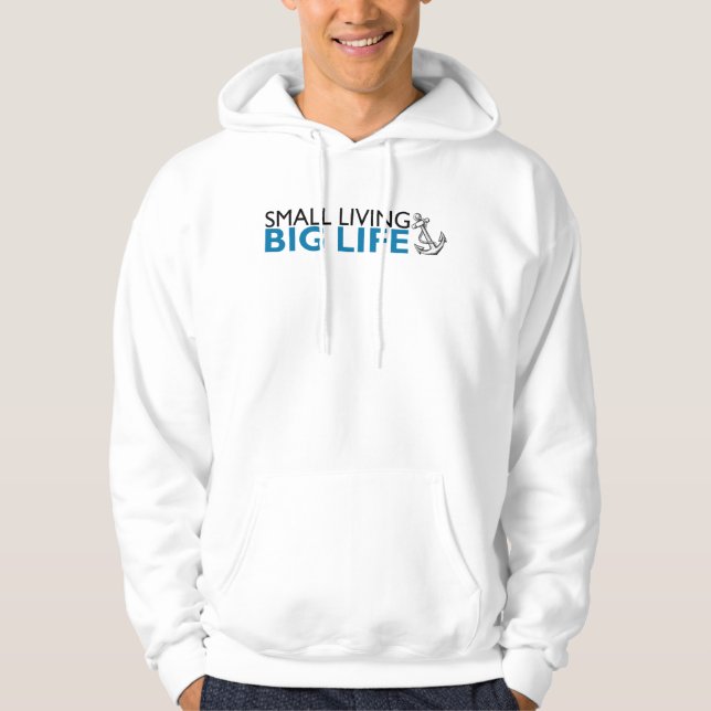Small Living, Big Life Standard Men's Hoodie (Front)