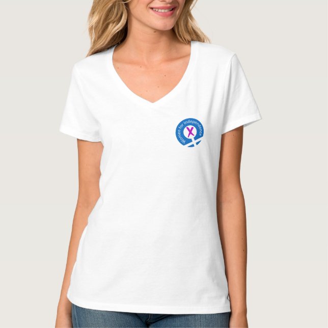 Small logo v-neck T-Shirt (Front)