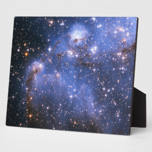 Small Magellanic Cloud Blue Space Photo 10x8 Plaque