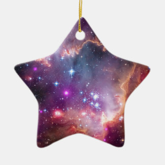 Small Magellanic Cloud Galaxy Space Ceramic Tree Decoration